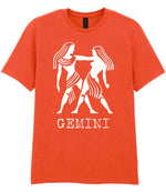 Gemini t-shirt in orange