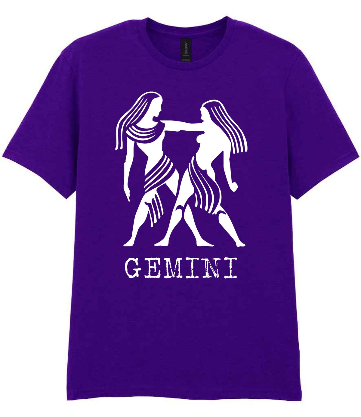 Gemini t-shirt in purple