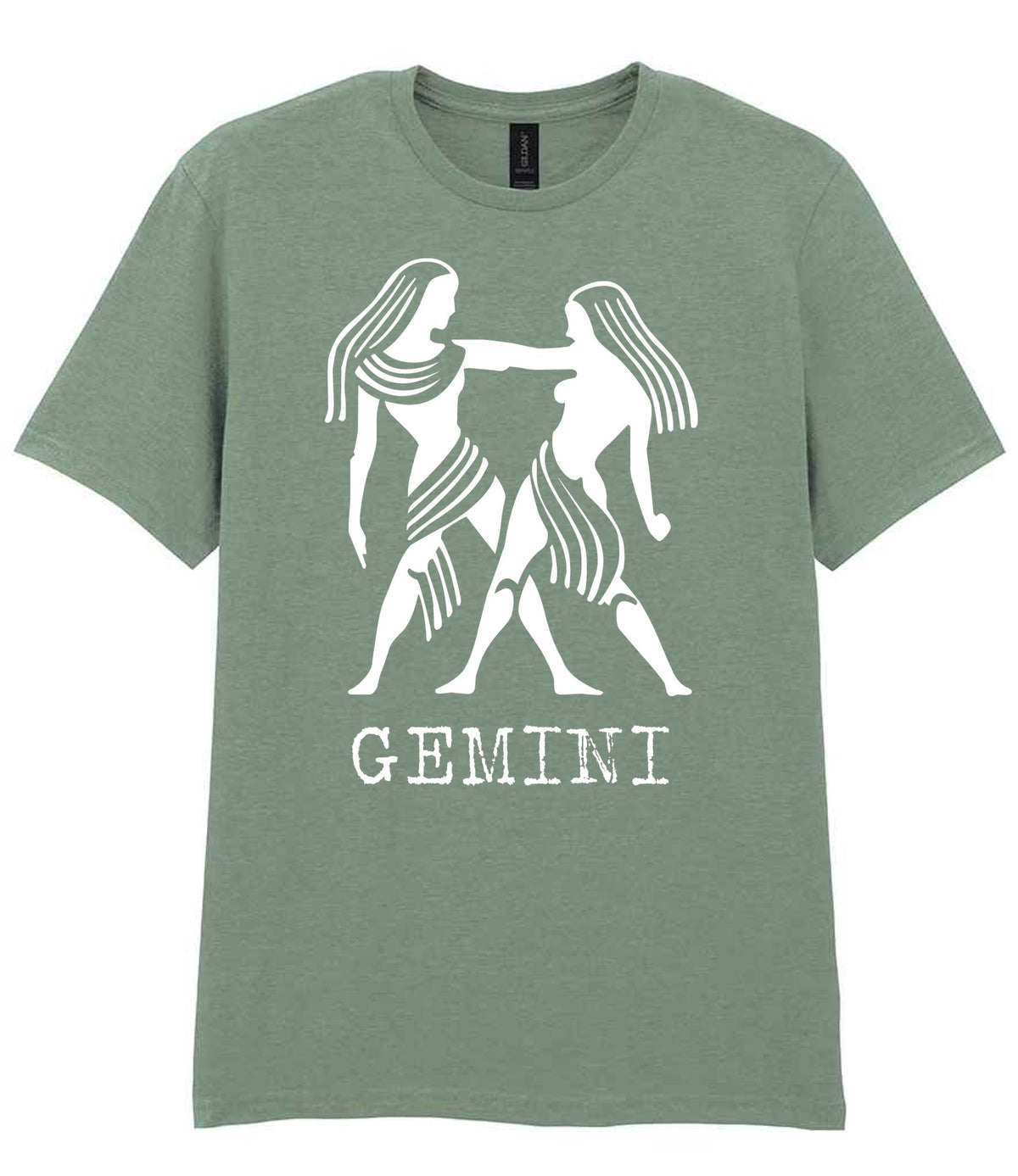 Gemini t-shirt in sage