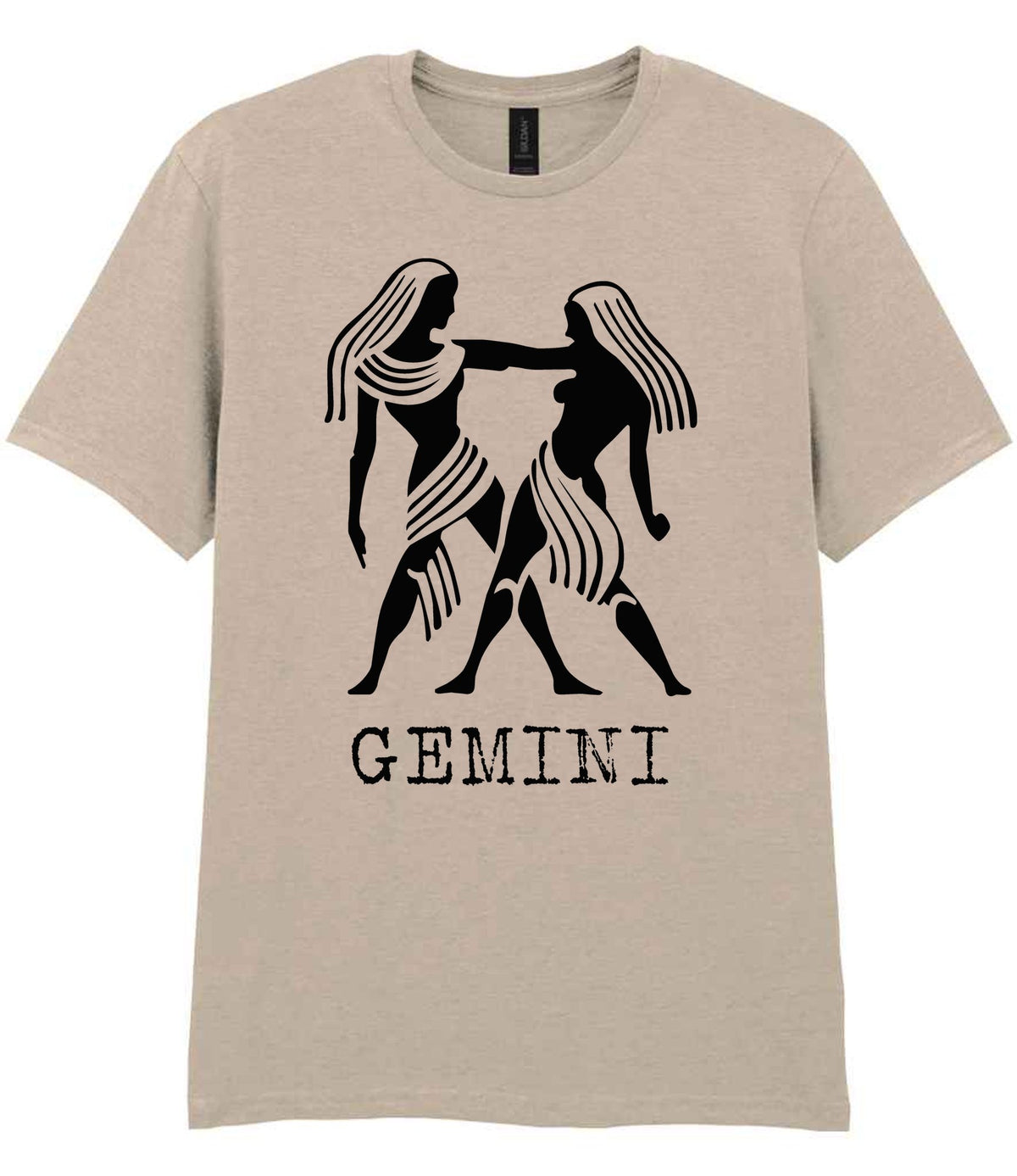 Gemini t-shirt in sand