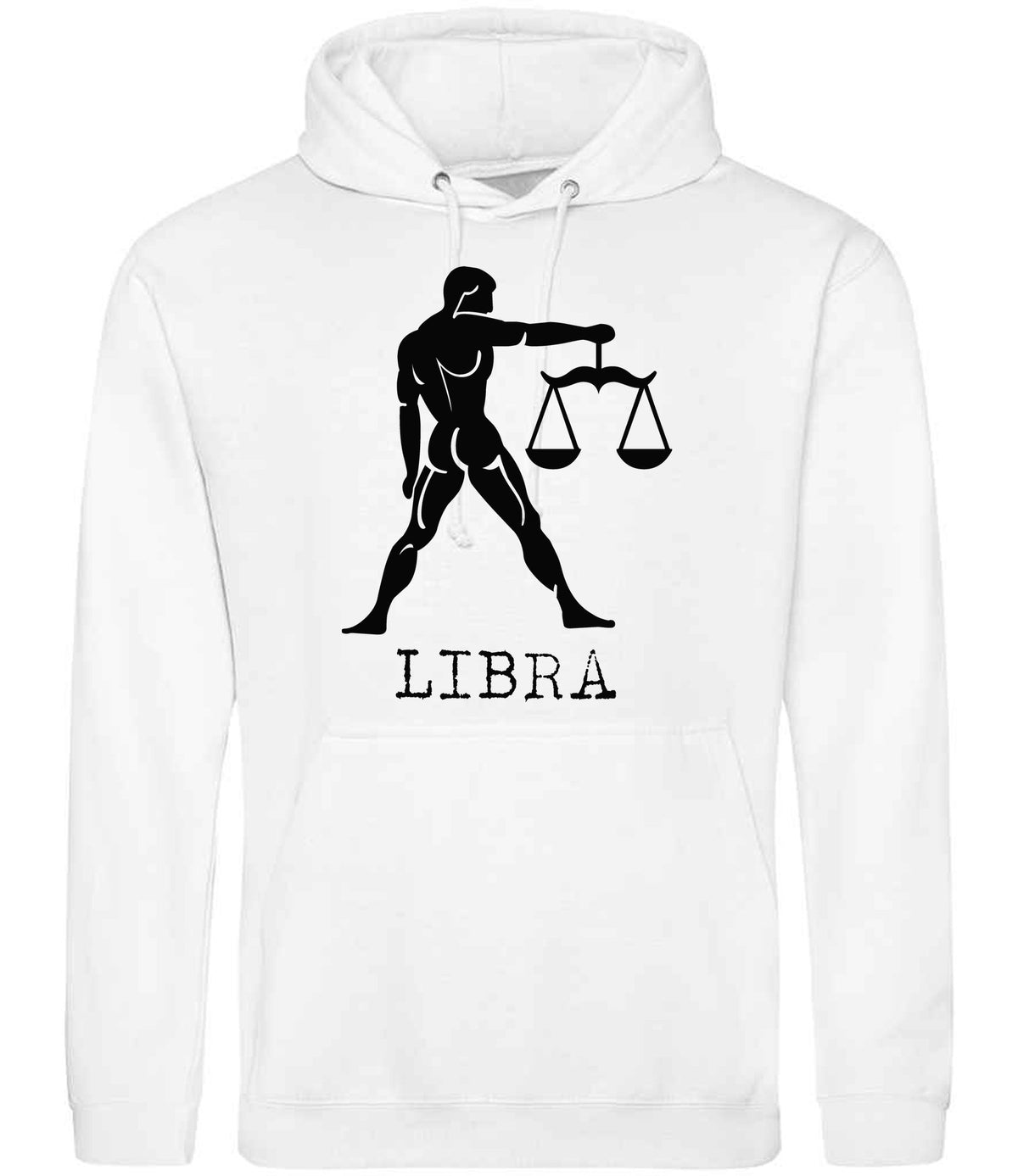 Libra hoodie in arctic white