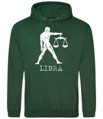 Libra hoodie in bottle green