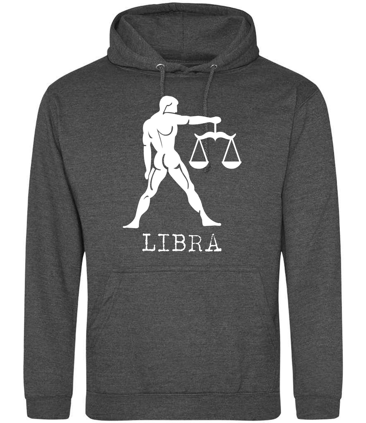 Libra hoodie in charcoal