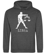 Libra hoodie in charcoal