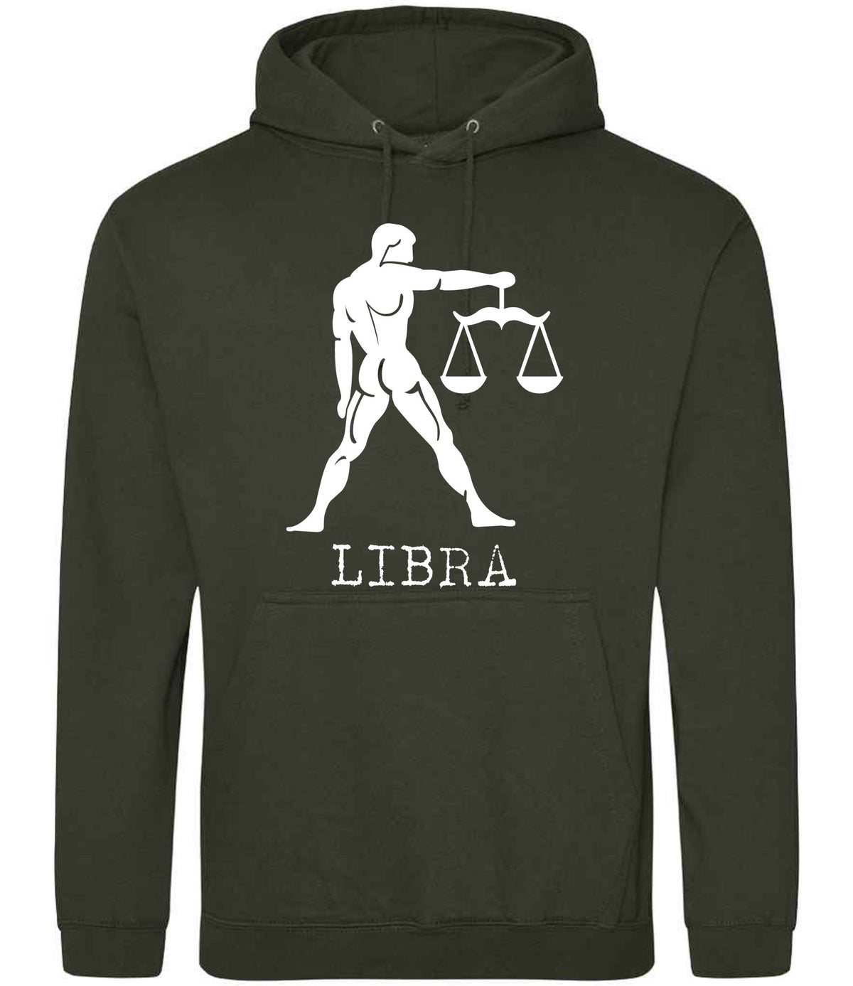 Libra hoodie in combat green
