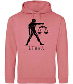 Libra hoodie in dusty rose