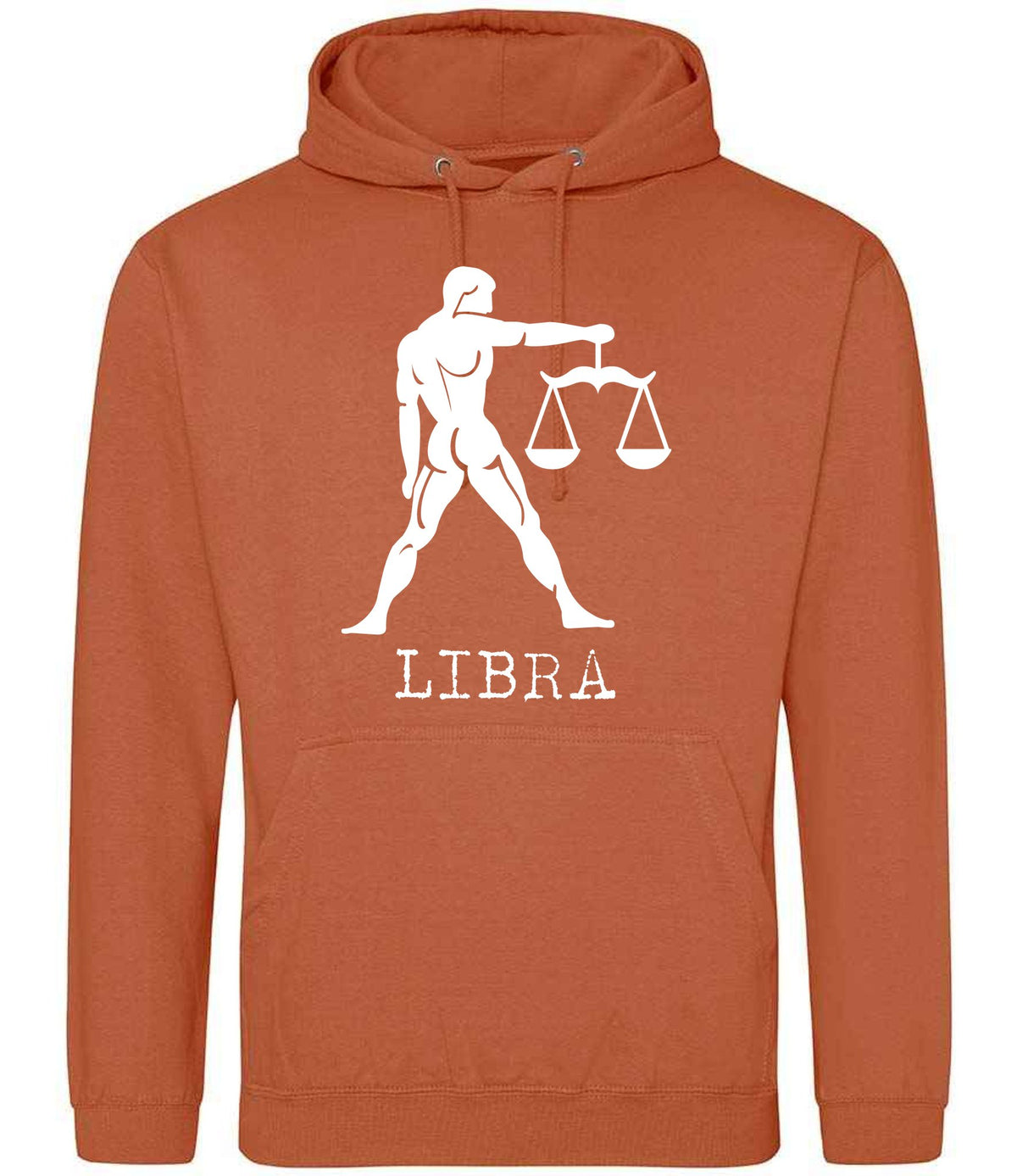 Libra – Unisex Hoodie in Ginger Biscuit