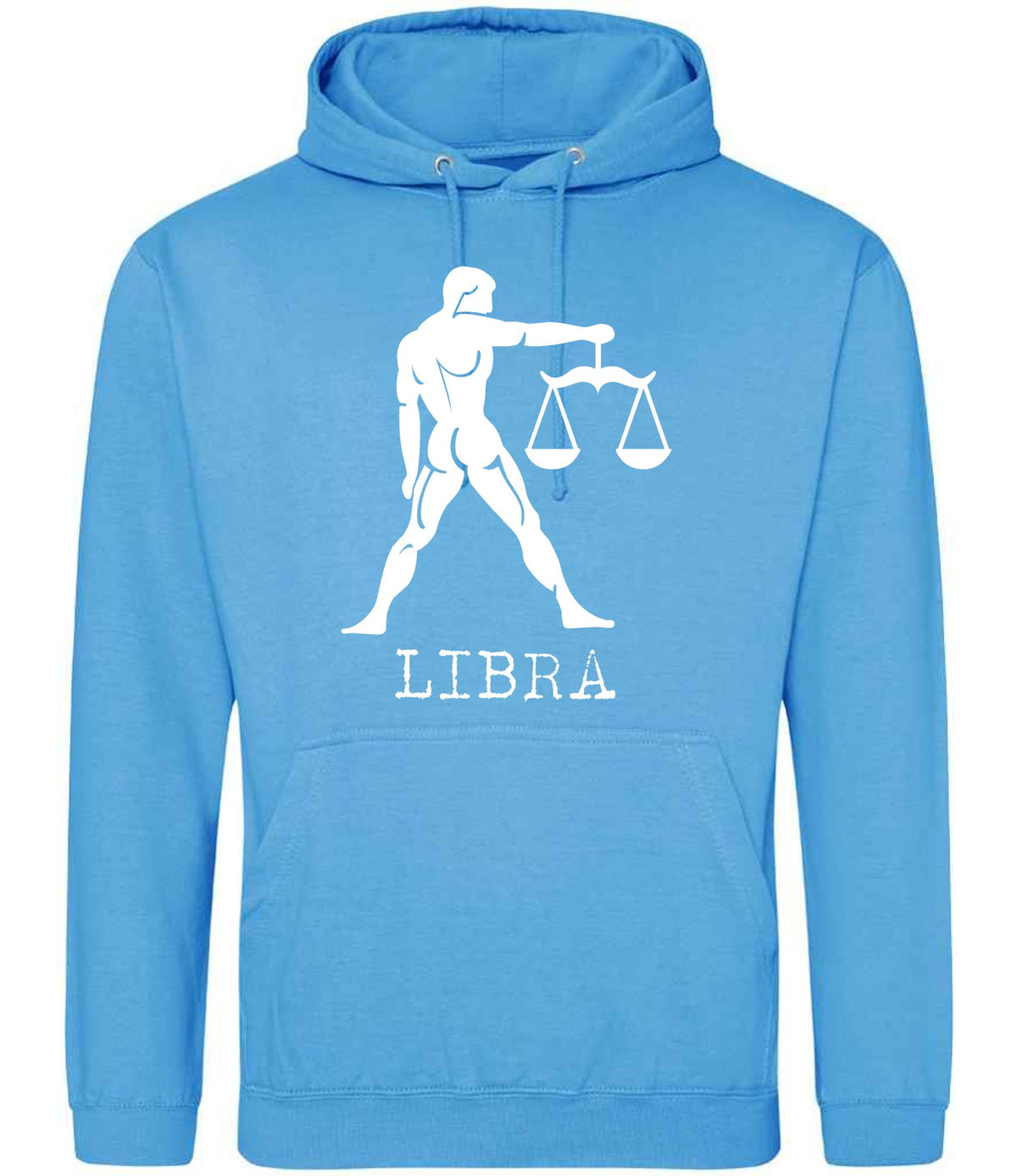 Libra hoodie in hawaiian blue