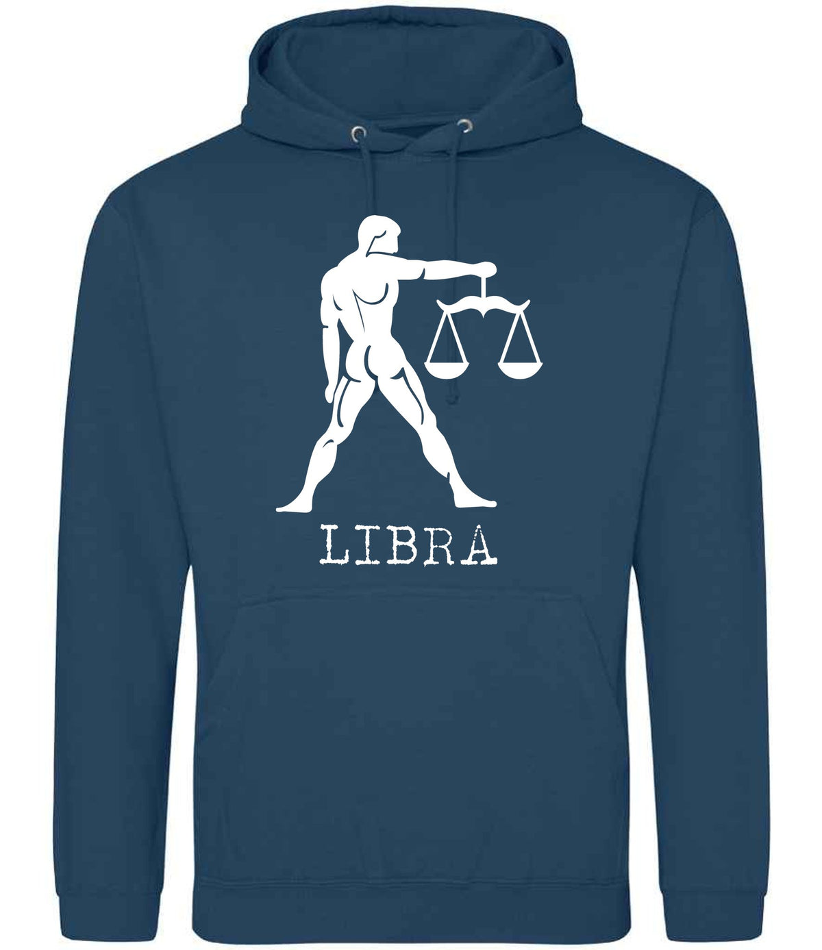 Libra – Unisex Hoodie in Ink Blue