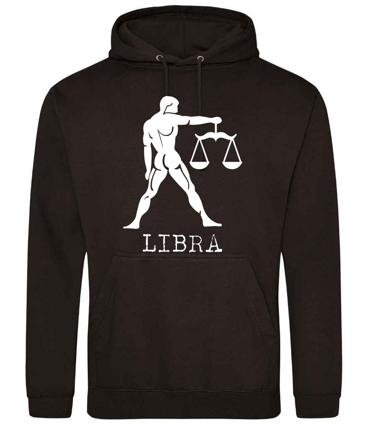 Libra hoodie in jet black