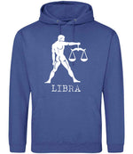 Libra hoodie in royal blue
