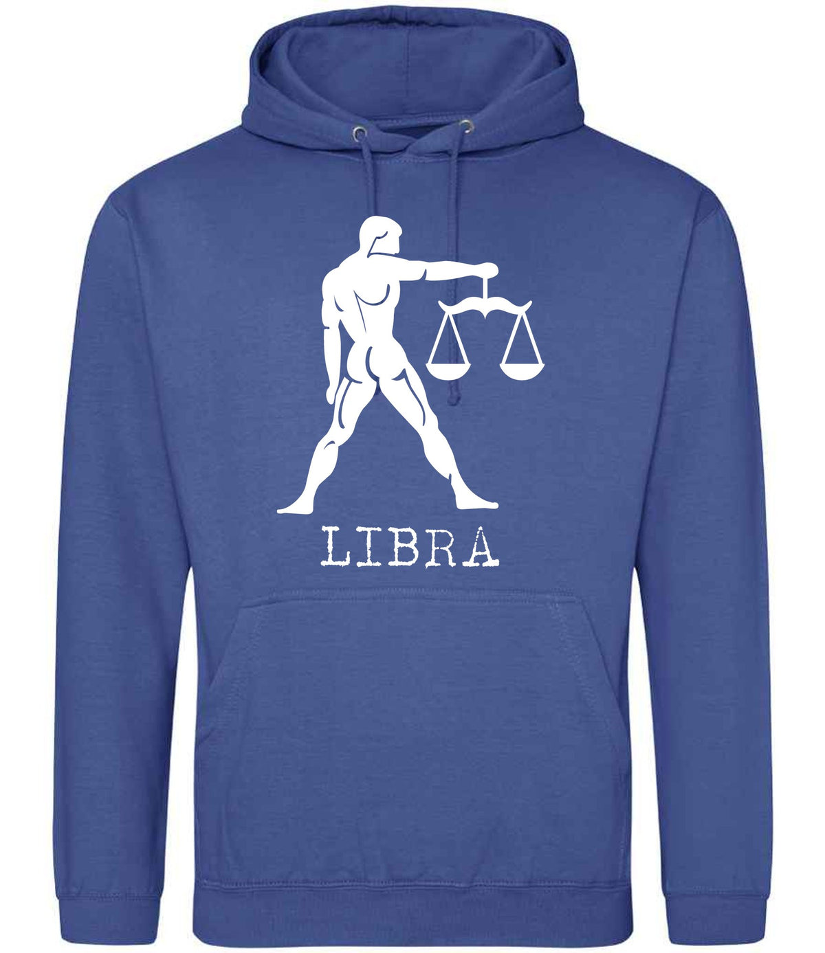 Libra hoodie in royal blue