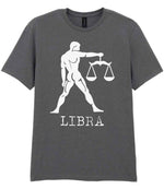 Libra t-shirt in charcoal