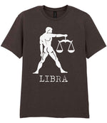 Libra t-shirt in dark chocolate