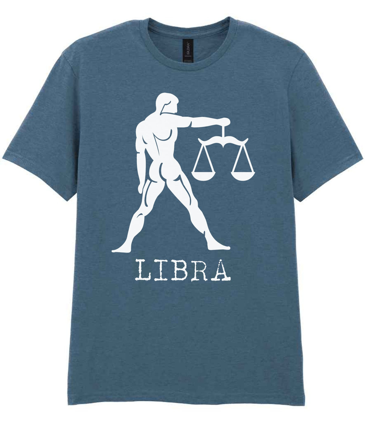 Libra t-shirt in indigo