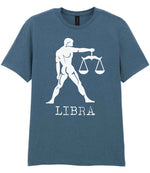 Libra t-shirt in indigo