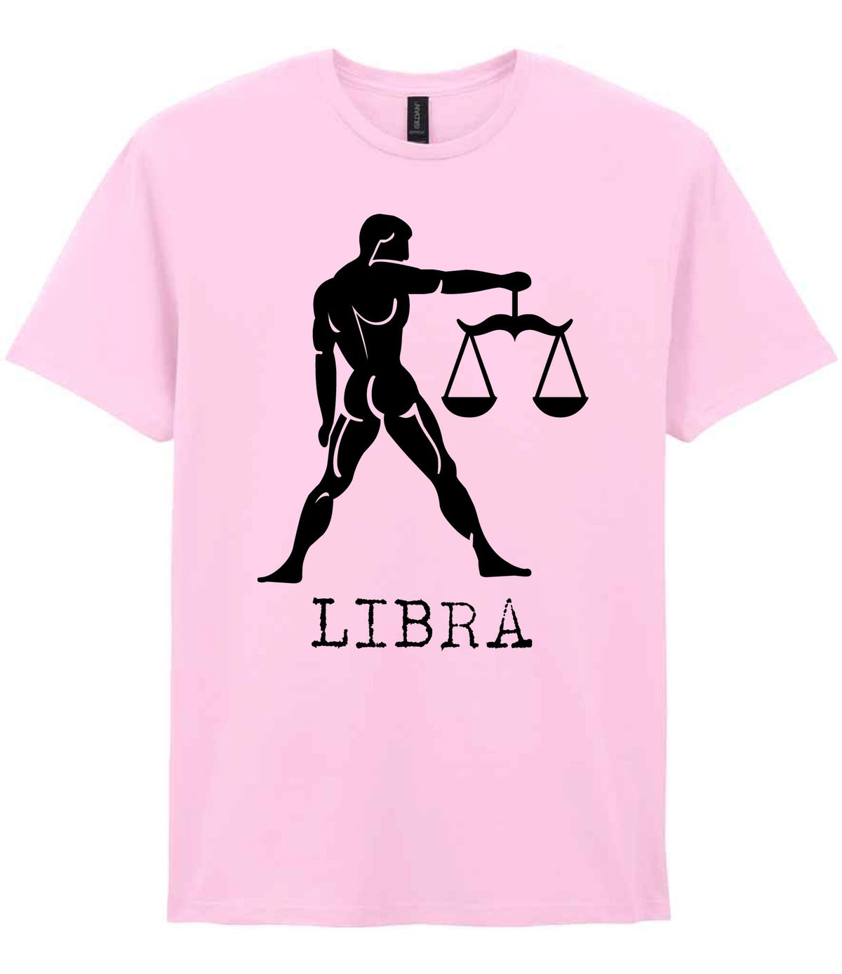 Libra t-shirt in light pink