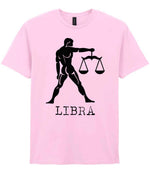 Libra t-shirt in light pink