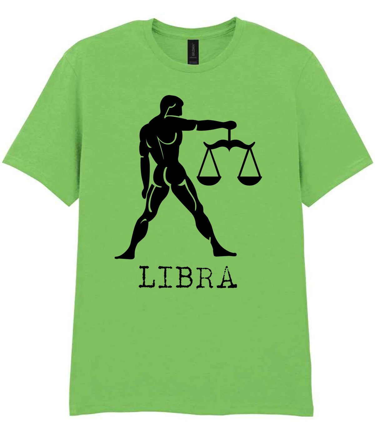 Libra t-shirt in lime green