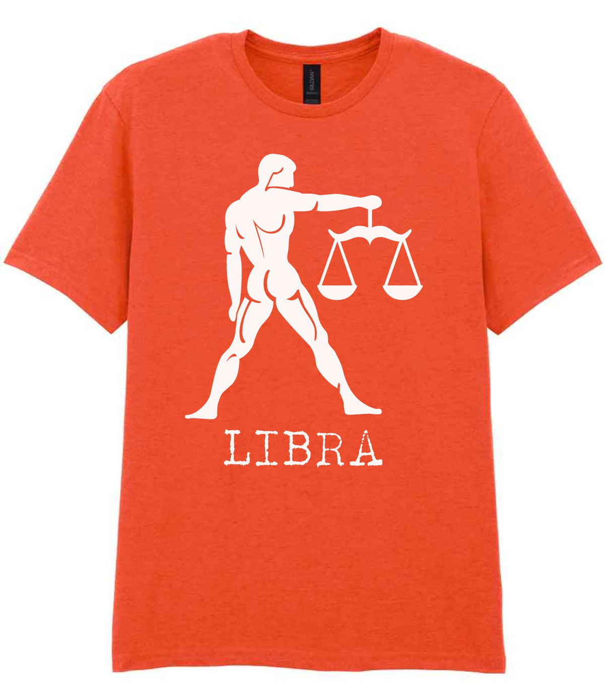 Libra t-shirt in orange