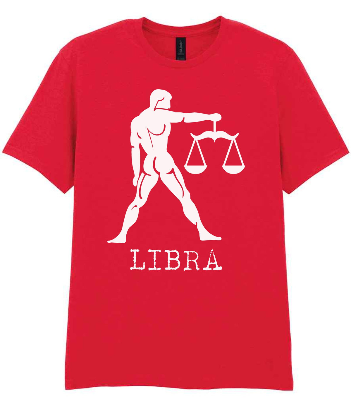 Libra t-shirt in red