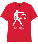 Libra t-shirt in red