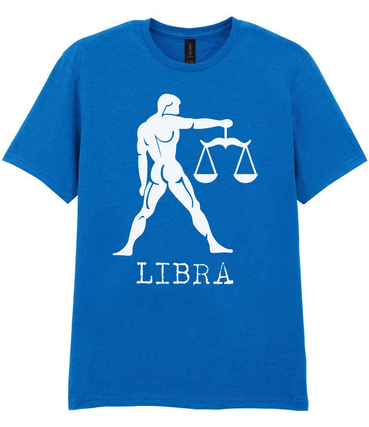 Libra t-shirt in royal blue