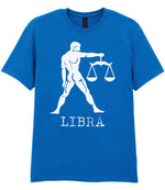 Libra t-shirt in royal blue