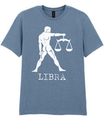Libra t-shirt in stone blue