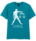 Libra t-shirt in tropical blue
