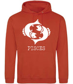Pisces – Unisex Hoodie in Burnt Orange
