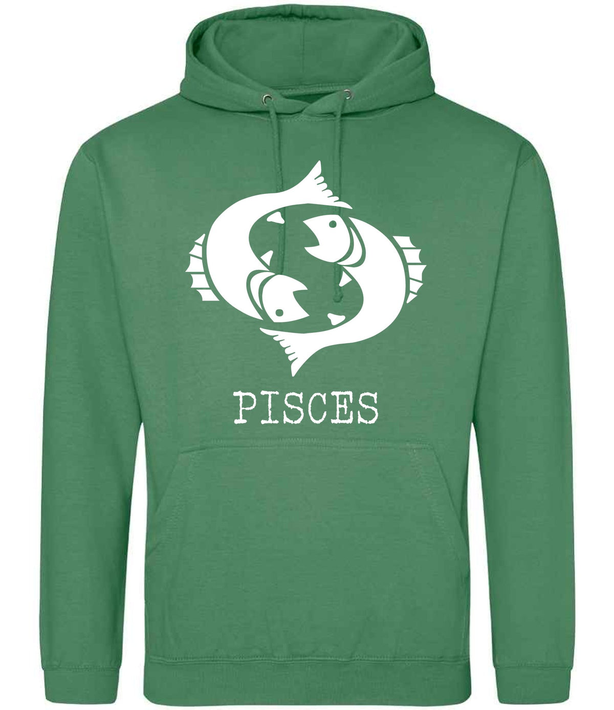 Pisces hoodie in cactus green