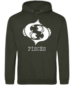 Pisces hoodie in combat green