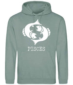 Pisces hoodie in dusty green