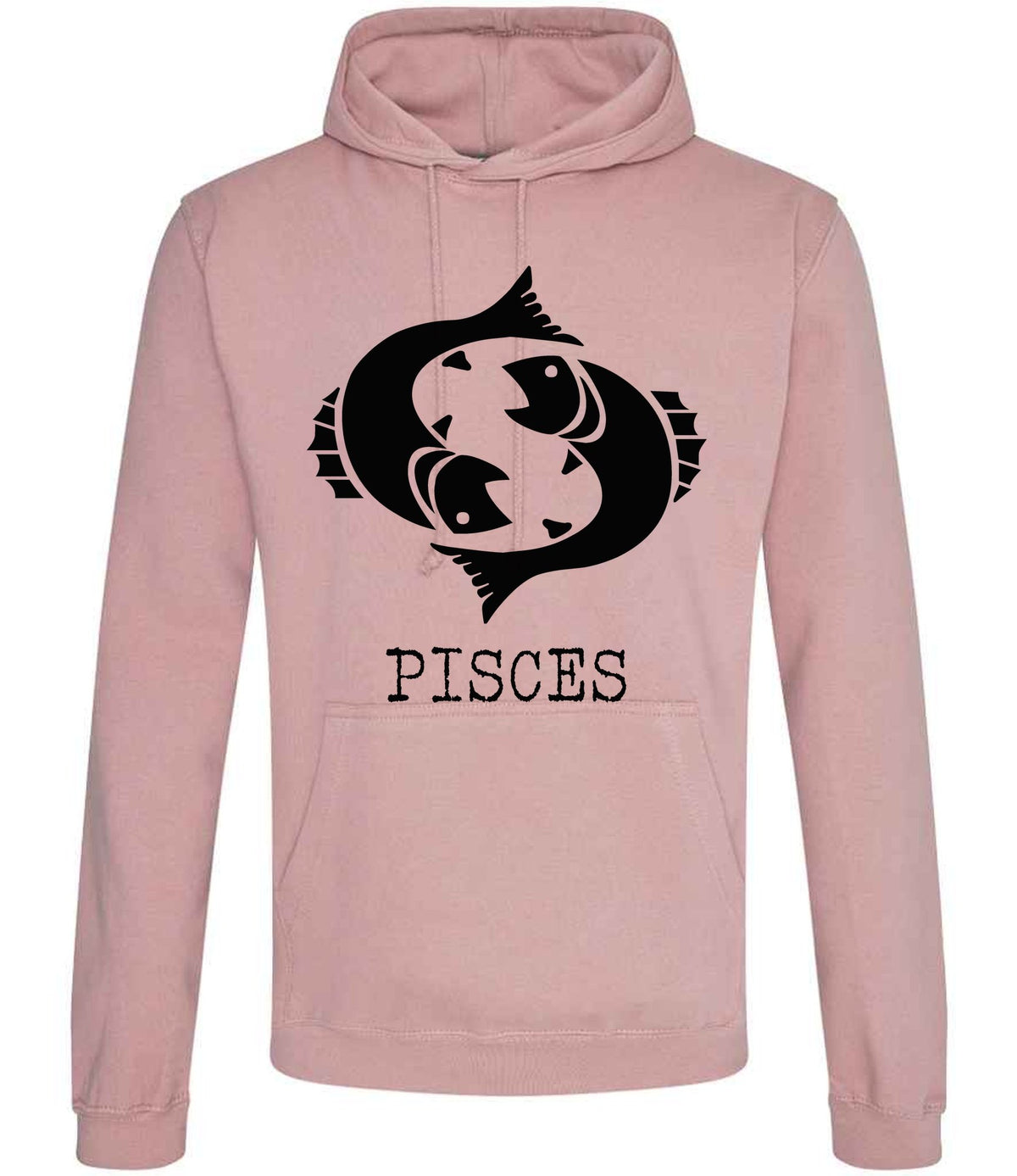 Pisces hoodie in dusty pink
