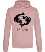Pisces hoodie in dusty pink