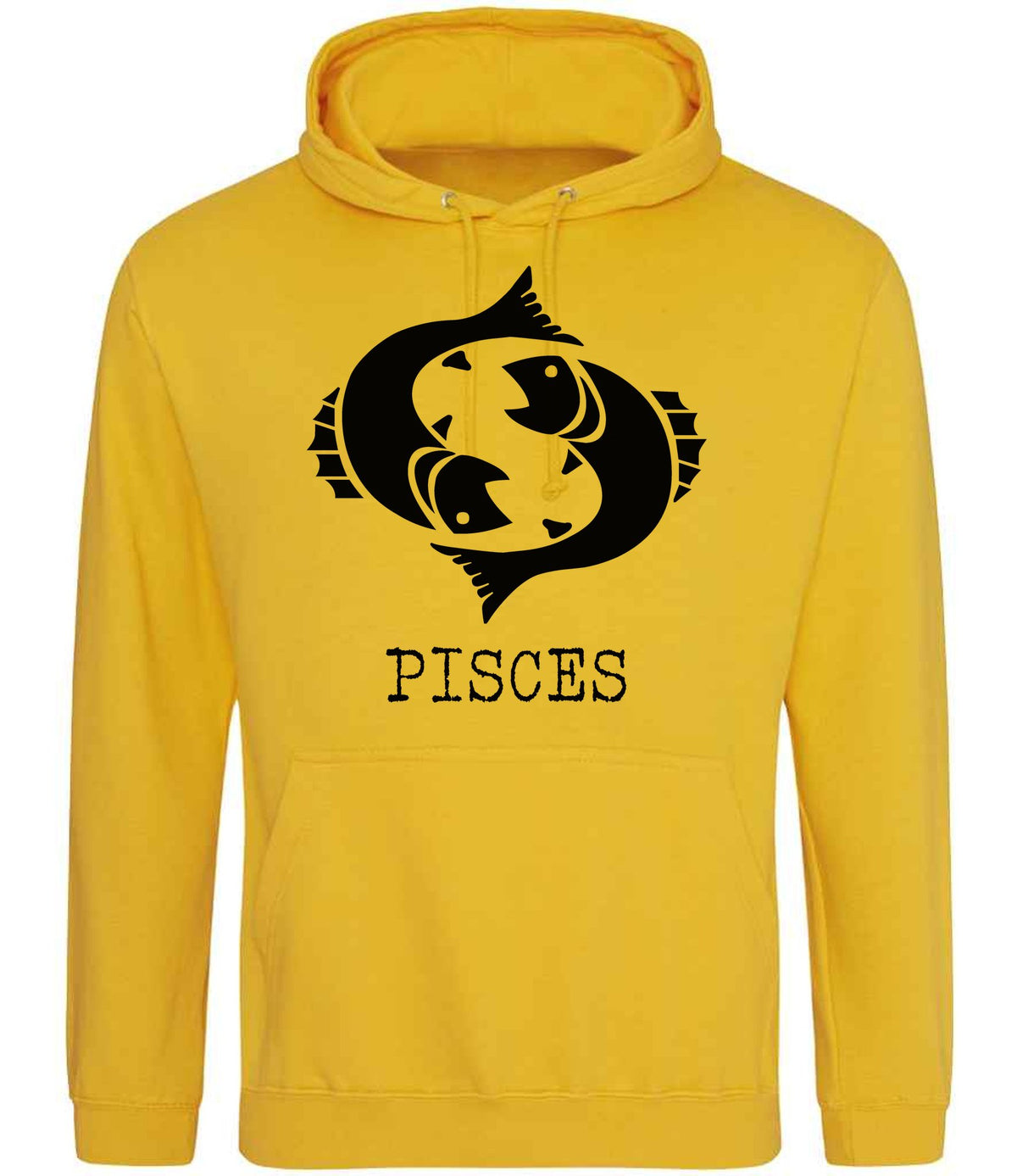 Pisces hoodie in gold