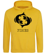 Pisces hoodie in gold