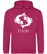 Pisces hoodie in hot pink