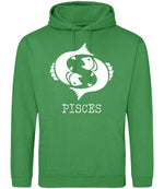 Pisces hoodie in kelly green
