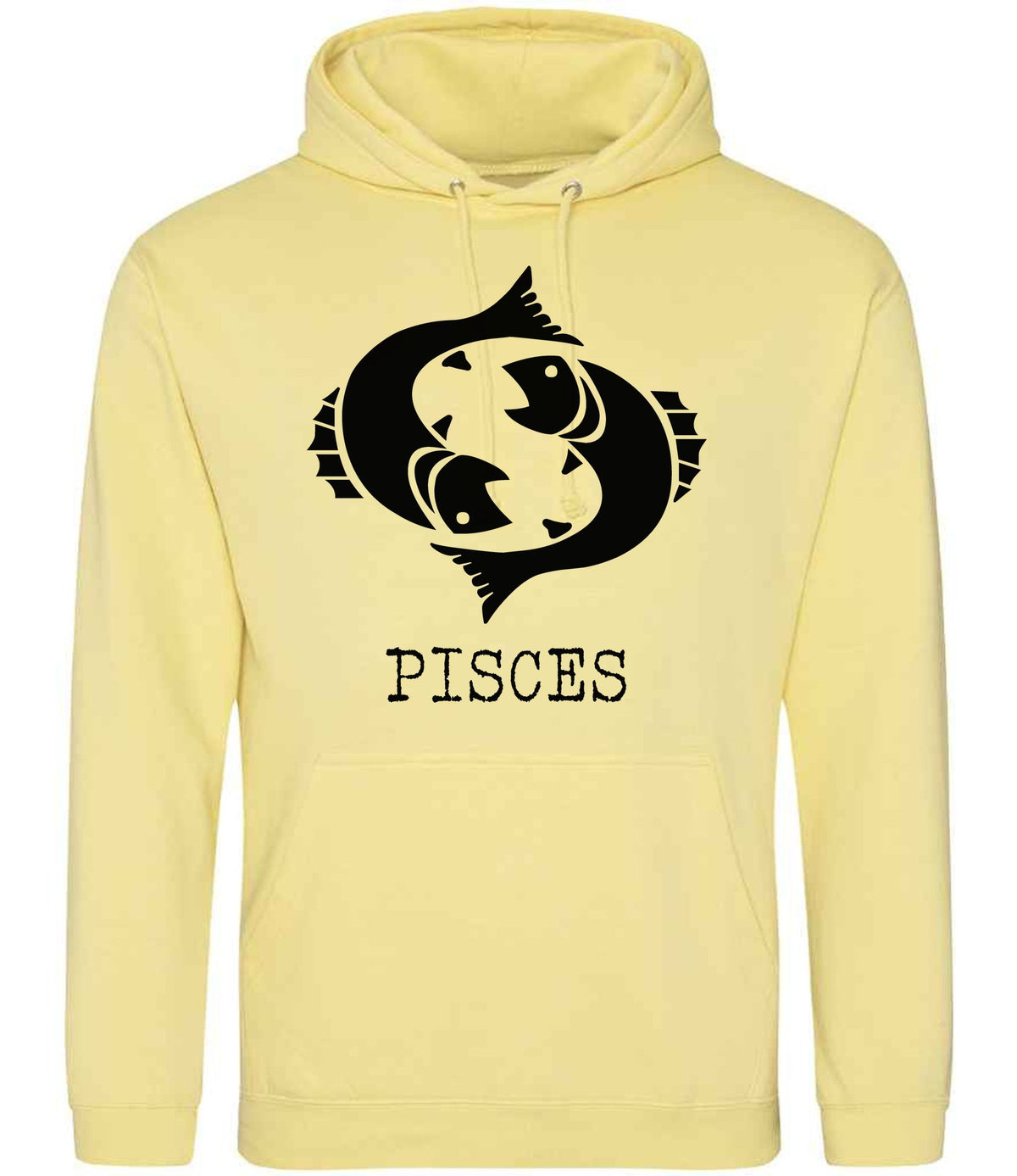 Pisces hoodie in sherbet lemon