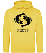 Pisces hoodie in sun yellow
