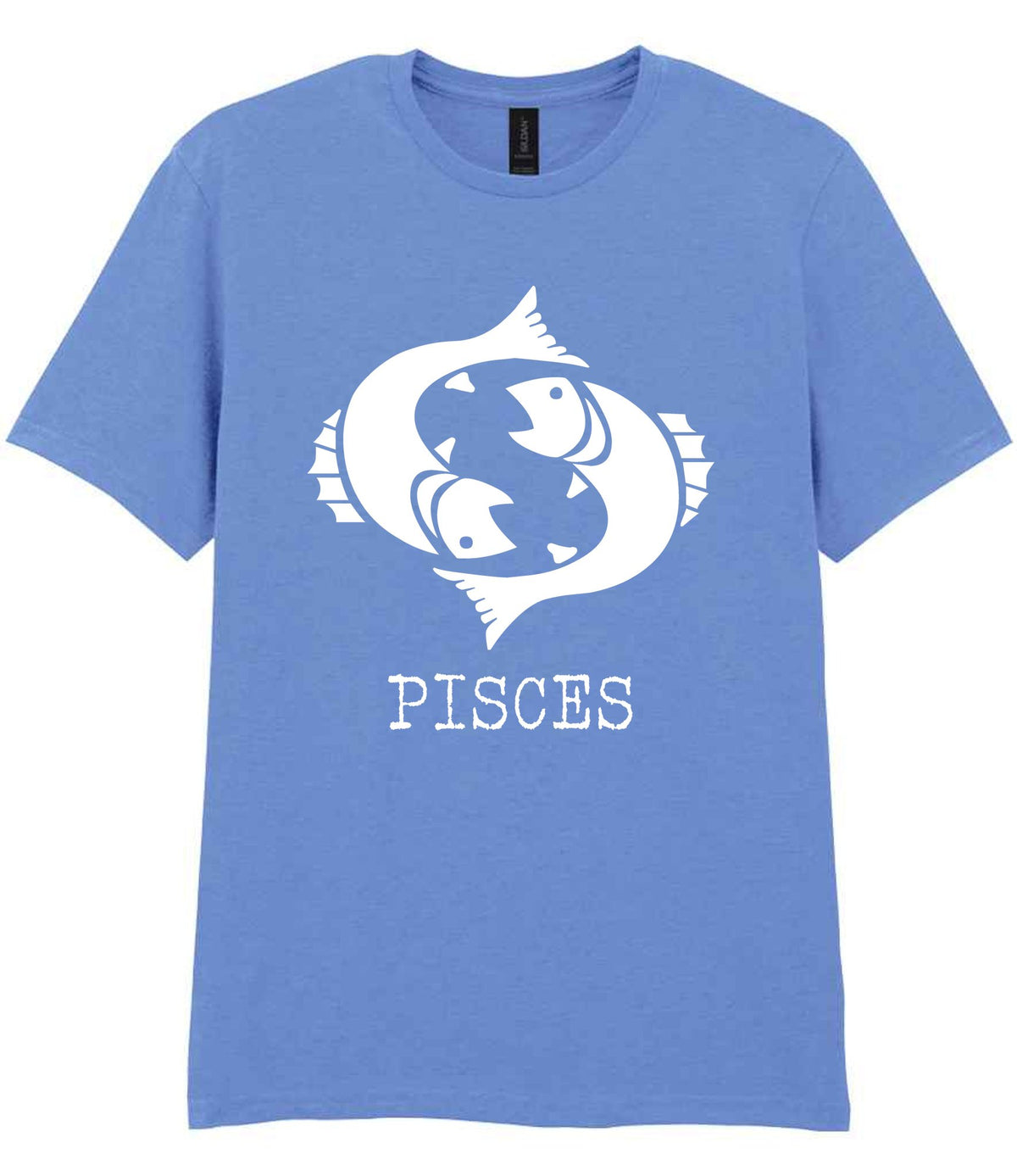 Pisces t-shirt in carolina blue