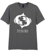 Pisces t-shirt in charcoal