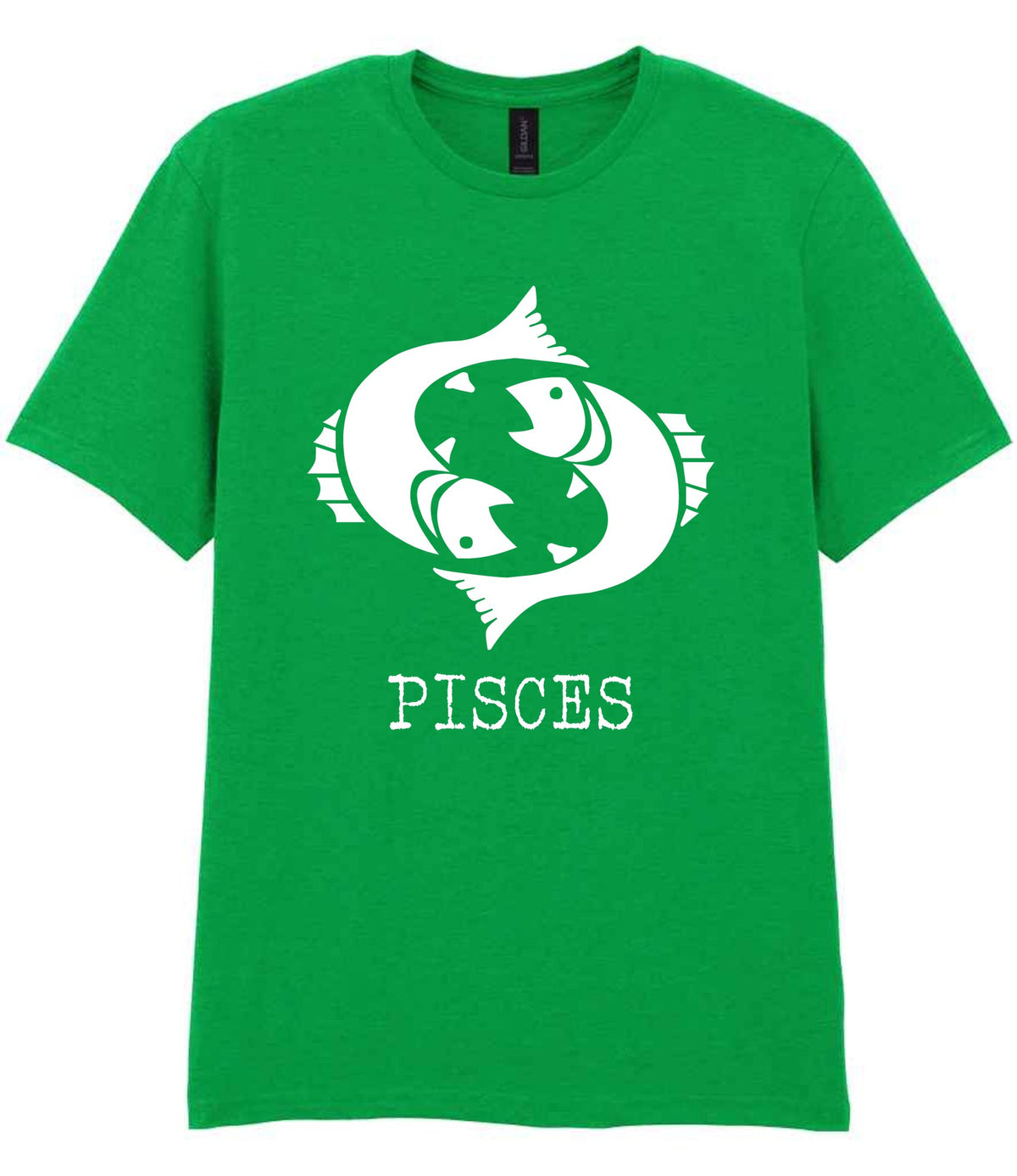 Pisces t-shirt in irish green