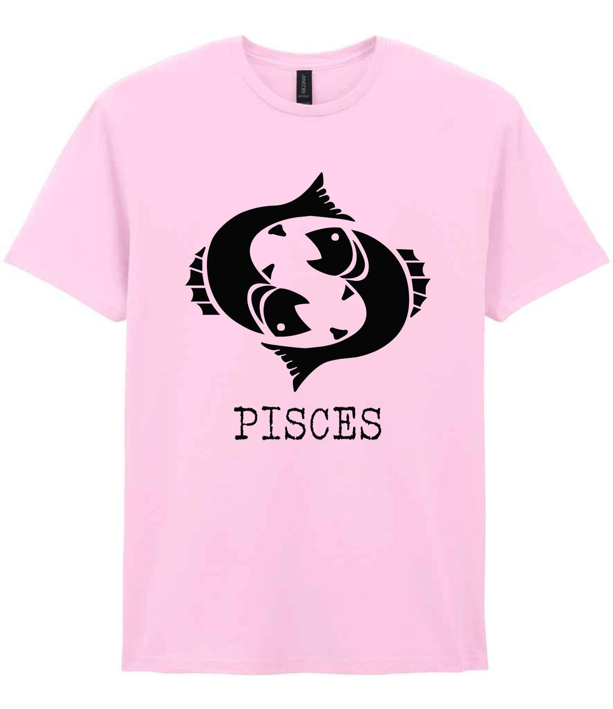Pisces t-shirt in light pink