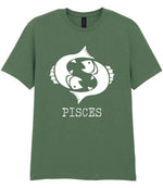 Pisces t-shirt in military green