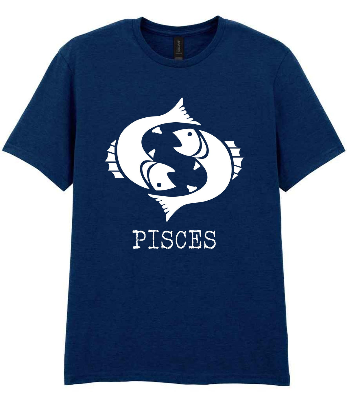 Pisces t-shirt in navy