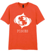 Pisces t-shirt in orange