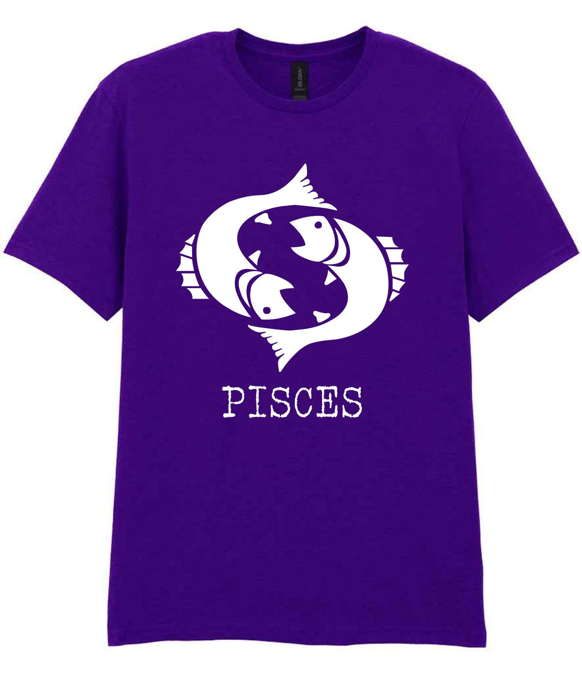 Pisces t-shirt in purple